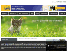 Tablet Screenshot of gloucester.cats.org.uk