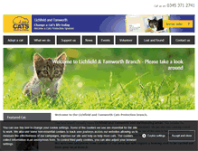 Tablet Screenshot of lichfield.cats.org.uk