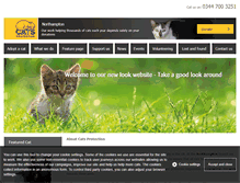 Tablet Screenshot of northampton.cats.org.uk