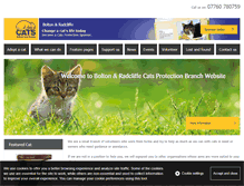 Tablet Screenshot of bolton.cats.org.uk