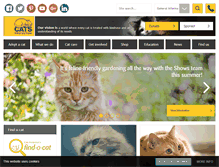 Tablet Screenshot of cats.org.uk
