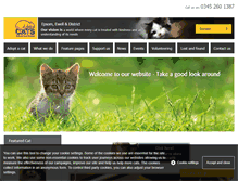 Tablet Screenshot of epsom.cats.org.uk