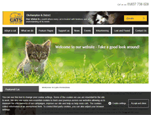 Tablet Screenshot of okehampton.cats.org.uk