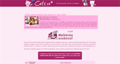 Desktop Screenshot of osobnost.cats.sk