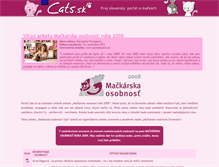 Tablet Screenshot of osobnost.cats.sk