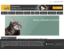 Tablet Screenshot of plymouth.cats.org.uk