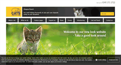 Desktop Screenshot of glasgow.cats.org.uk