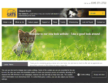 Tablet Screenshot of glasgow.cats.org.uk
