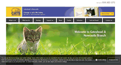 Desktop Screenshot of gateshead.cats.org.uk
