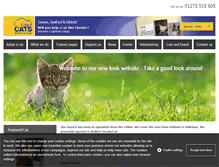 Tablet Screenshot of lewes.cats.org.uk